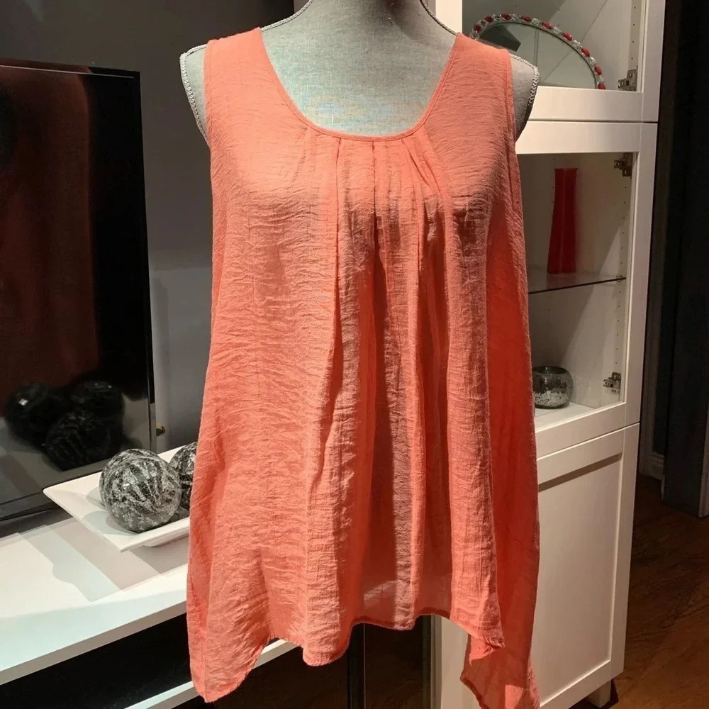 SPENSE Textured Sleeveless Top